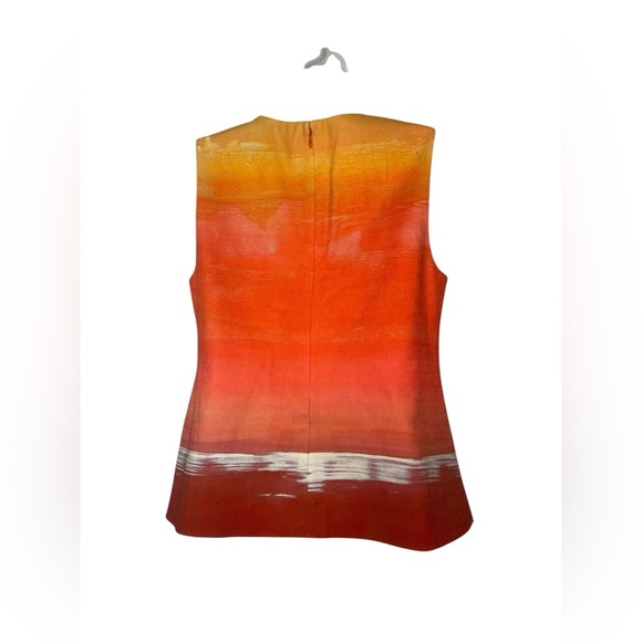 Kobi Halperin Orange Sleeveless Tank Top Size Large Sample NWOT Gradient Ombre - Picture 3 of 8
